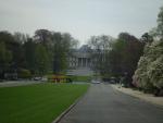 A view from the park to the palace