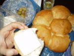 We ended up in a hotel right next to a Turkish community, so we had breakfast of turkish cheese and olives. Yummy