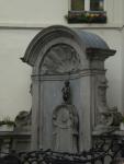 The mannekin pis ('peeing boy'); Brussels famous icon.