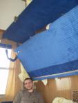 The bunks (3 high in each compartment)